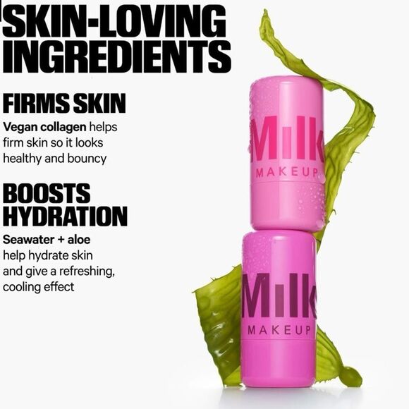 🌻 Milk Makeup Burst Cooling Water Jelly Tint Sheer Lip & Cheek Stain New FullSz - Picture 5 of 8